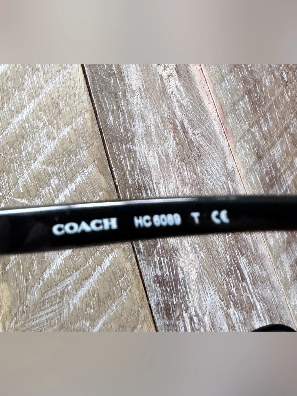 COACH Women's Black Rectangle Eyeglasses HC 6089